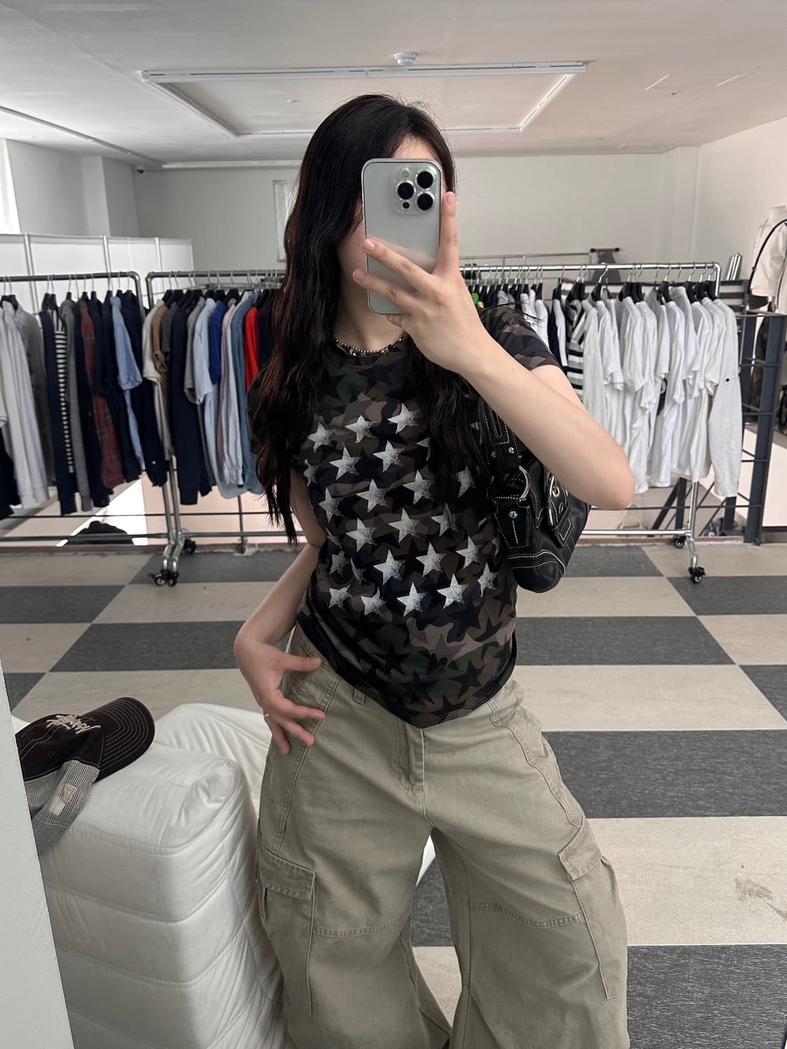 발렌티노 카모 스타 마리포사 반팔 티셔츠   상품이미지10