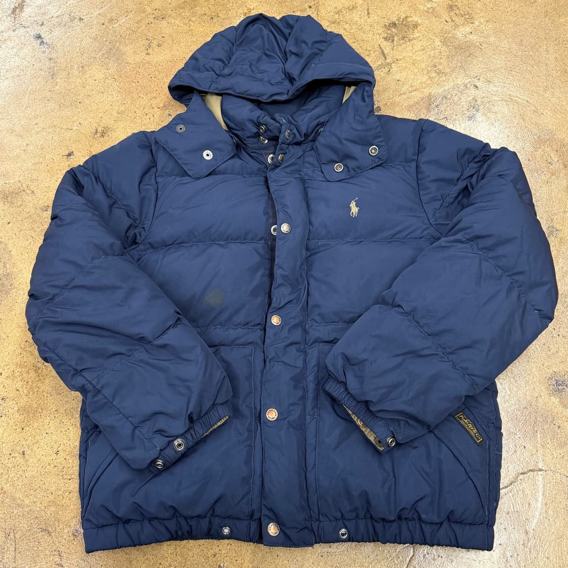 폴로 랄프로렌 네이비 숏패딩  상품이미지2