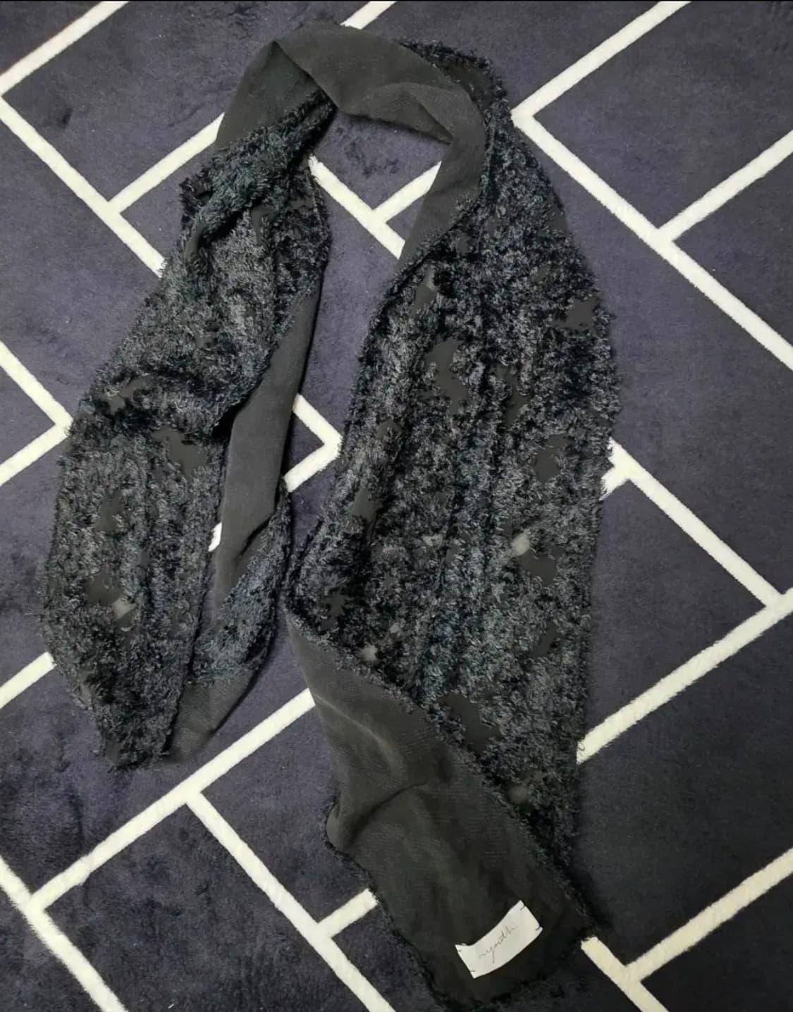 유스 자카드 우븐 스카프 상품이미지2