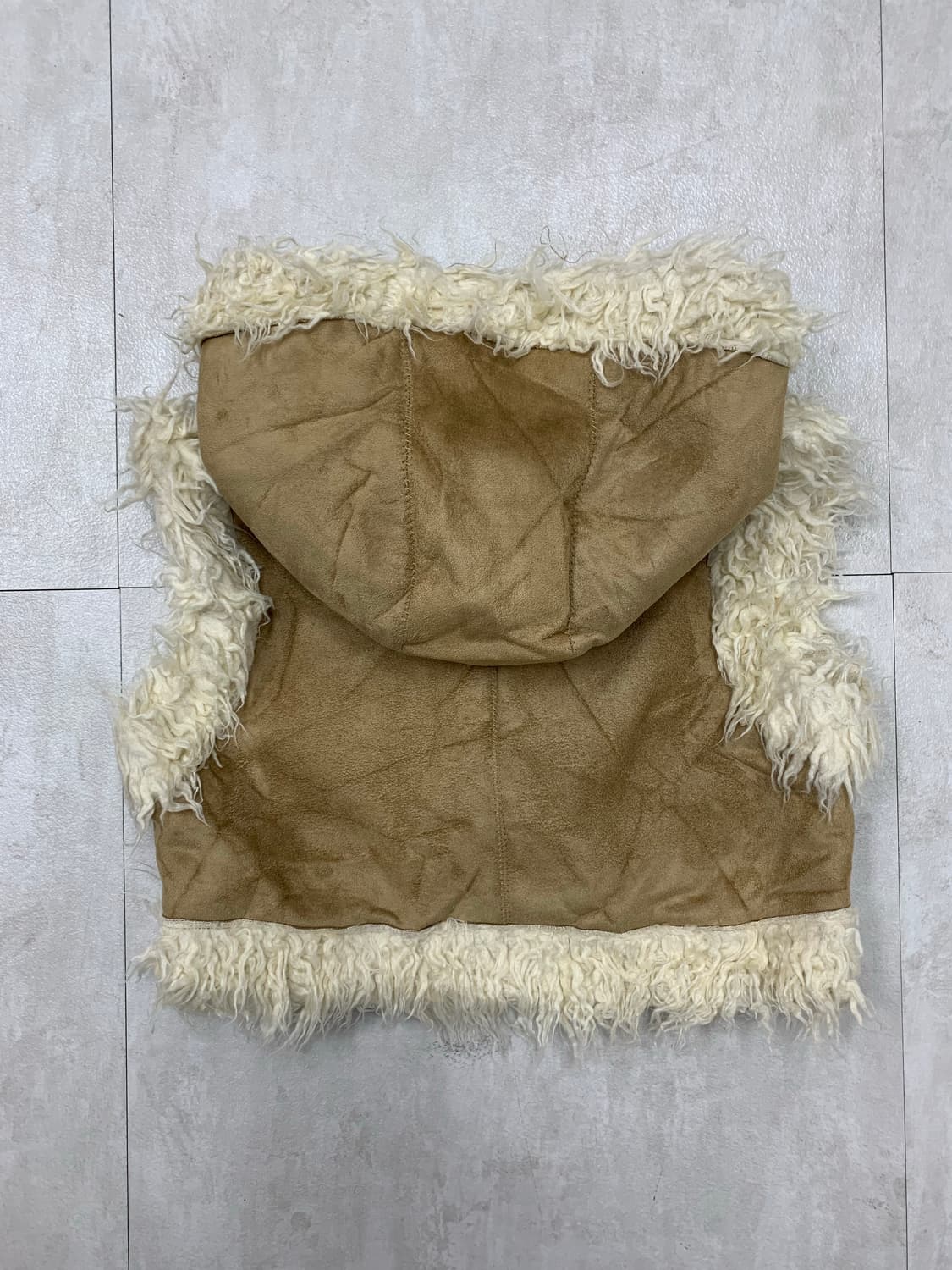 Crazy angel 무스탕 베스트 후드 #631 상품이미지7