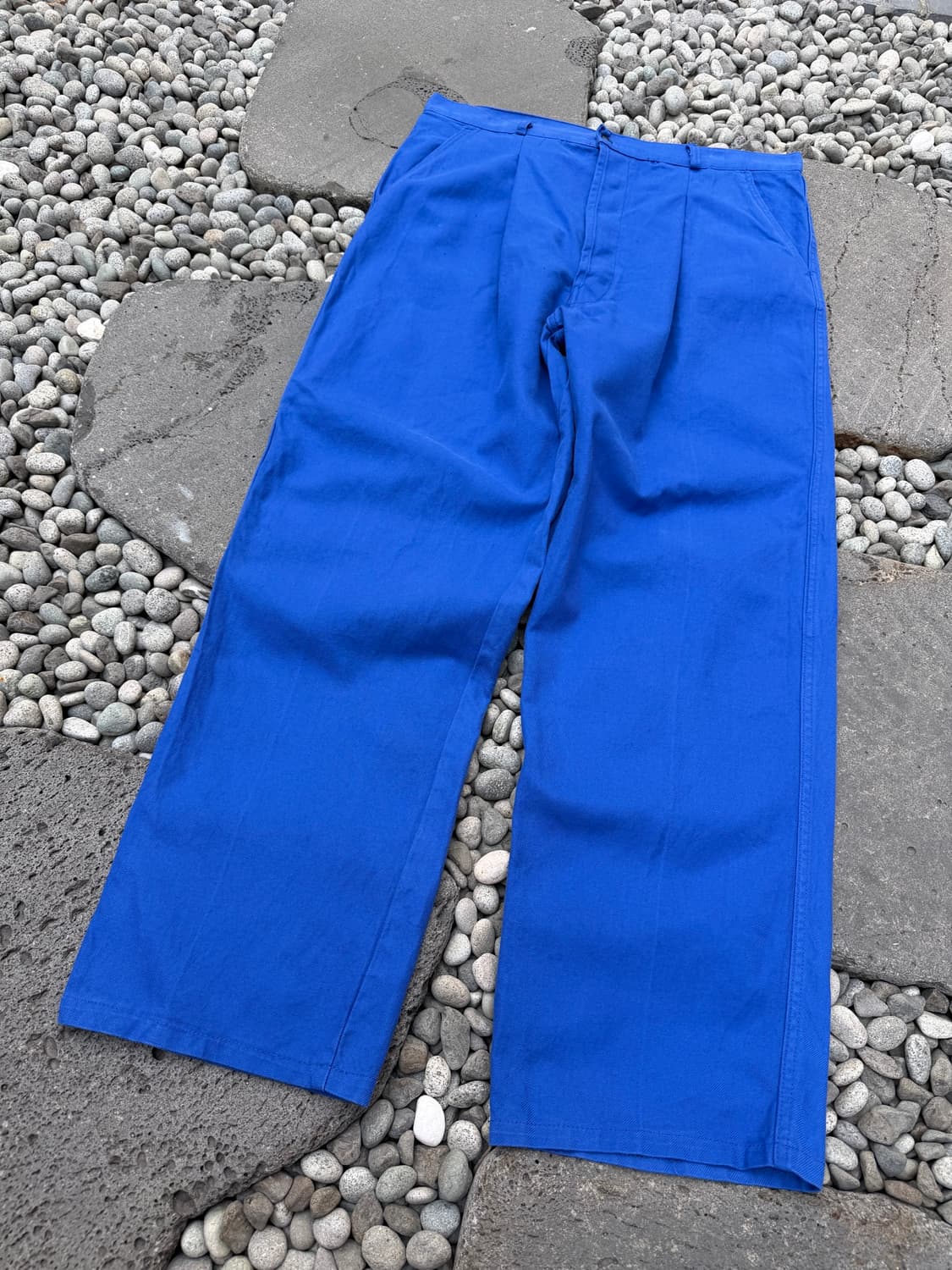 1980s LMA WASHED BLUE WIDE 프렌치워크 와이드팬츠 상품이미지6