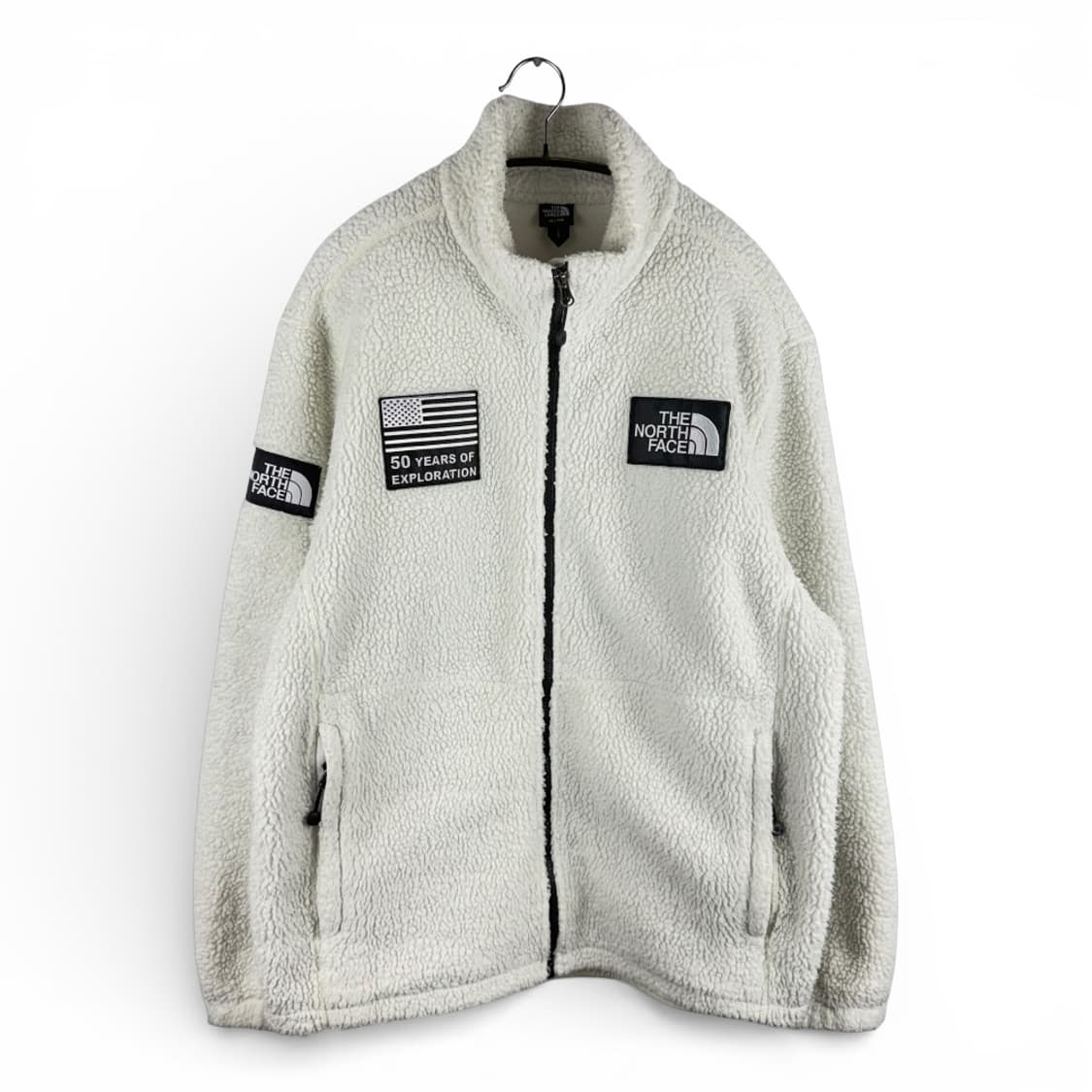 105) 노스페이스 50주년 양털 플리스 자켓 아이보리 상품이미지1