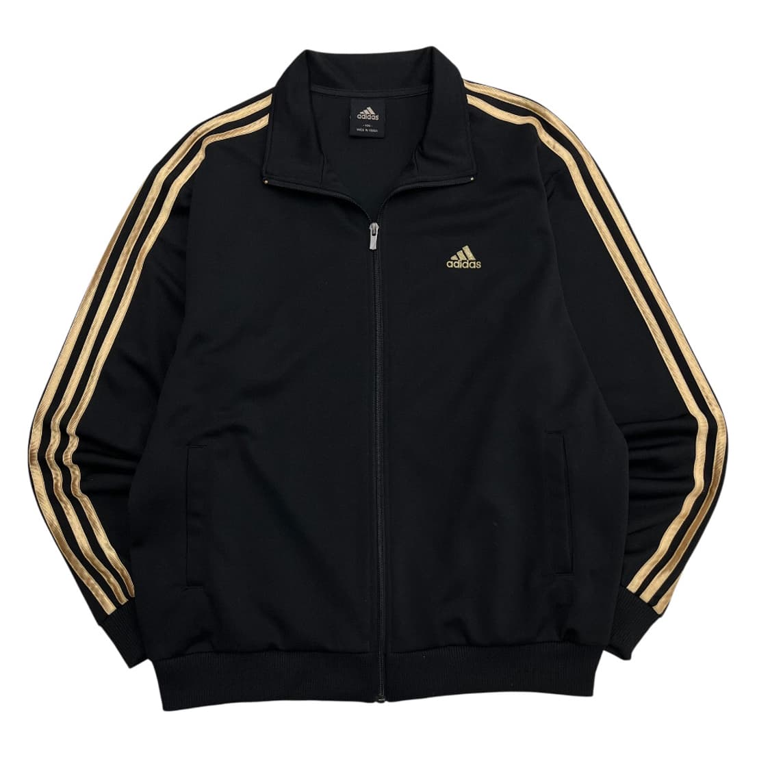 아디다스 에센셜 골드라인 블랙 트랙탑 105 상품이미지3