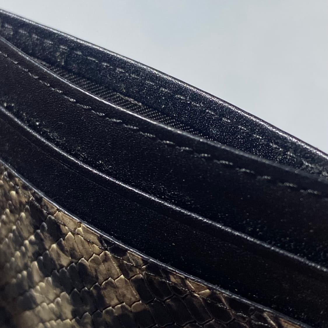 [정품] DAKS 닥스 스네이크 파이톤 소가죽 카드지갑 상품이미지6