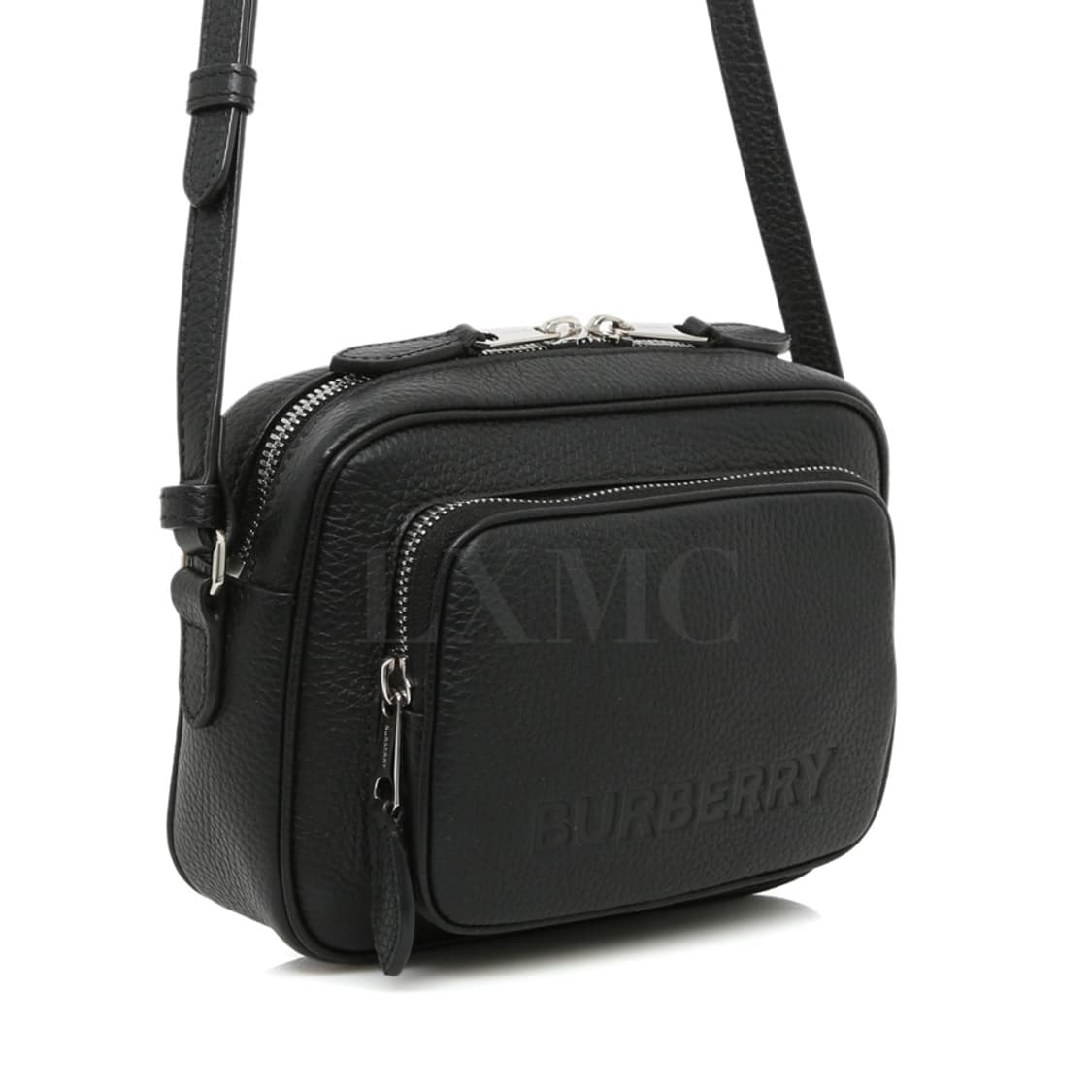 버버리 블랙 미니크로스 더블지퍼 카메라백 8061569 상품이미지4