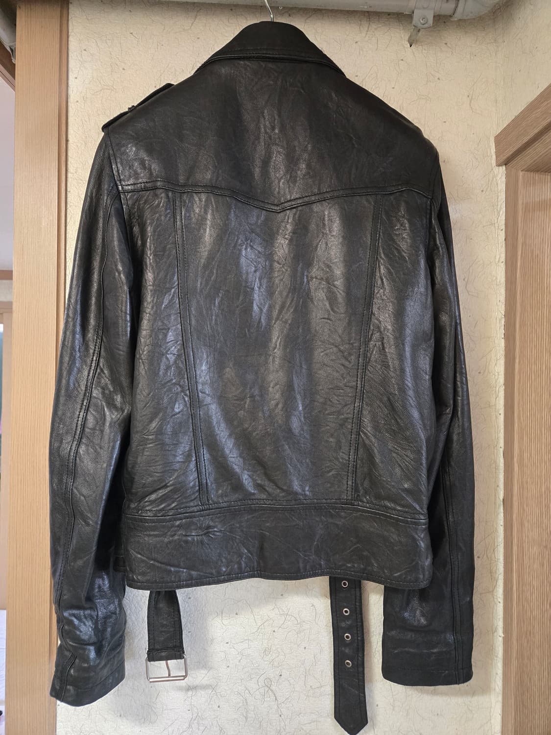 돌체앤가바나 빈티지 라이더 양가죽? 자켓 S 상품이미지3