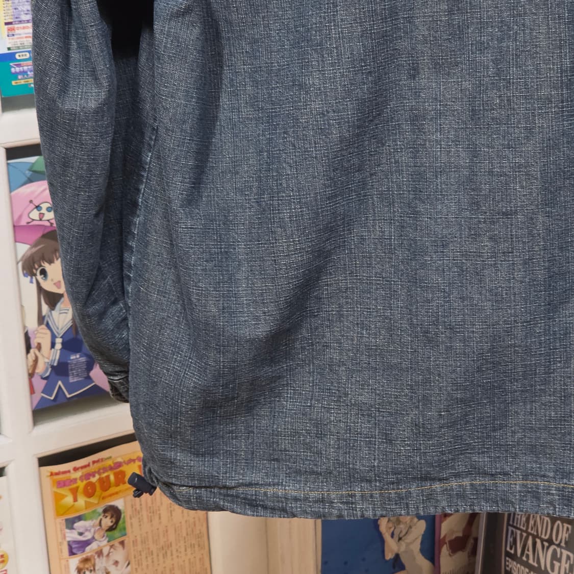 00S 엠엘비 양키스 데님 카모 후드집업 상품이미지8