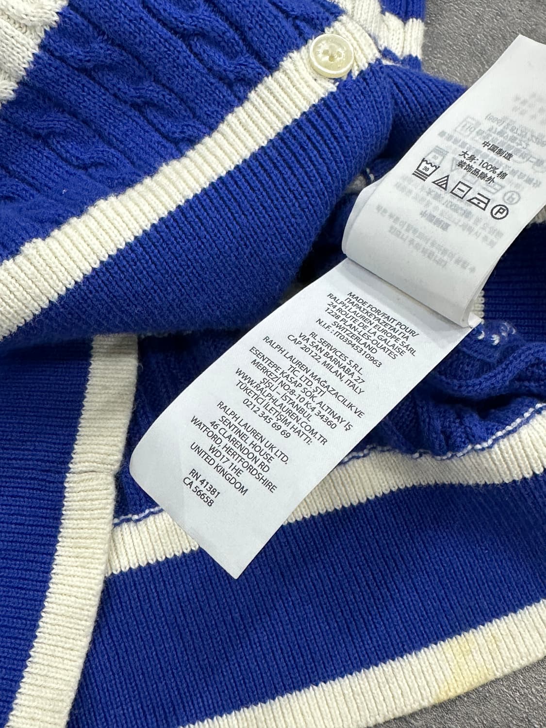 폴로 니트 가디건 키즈 상품이미지4