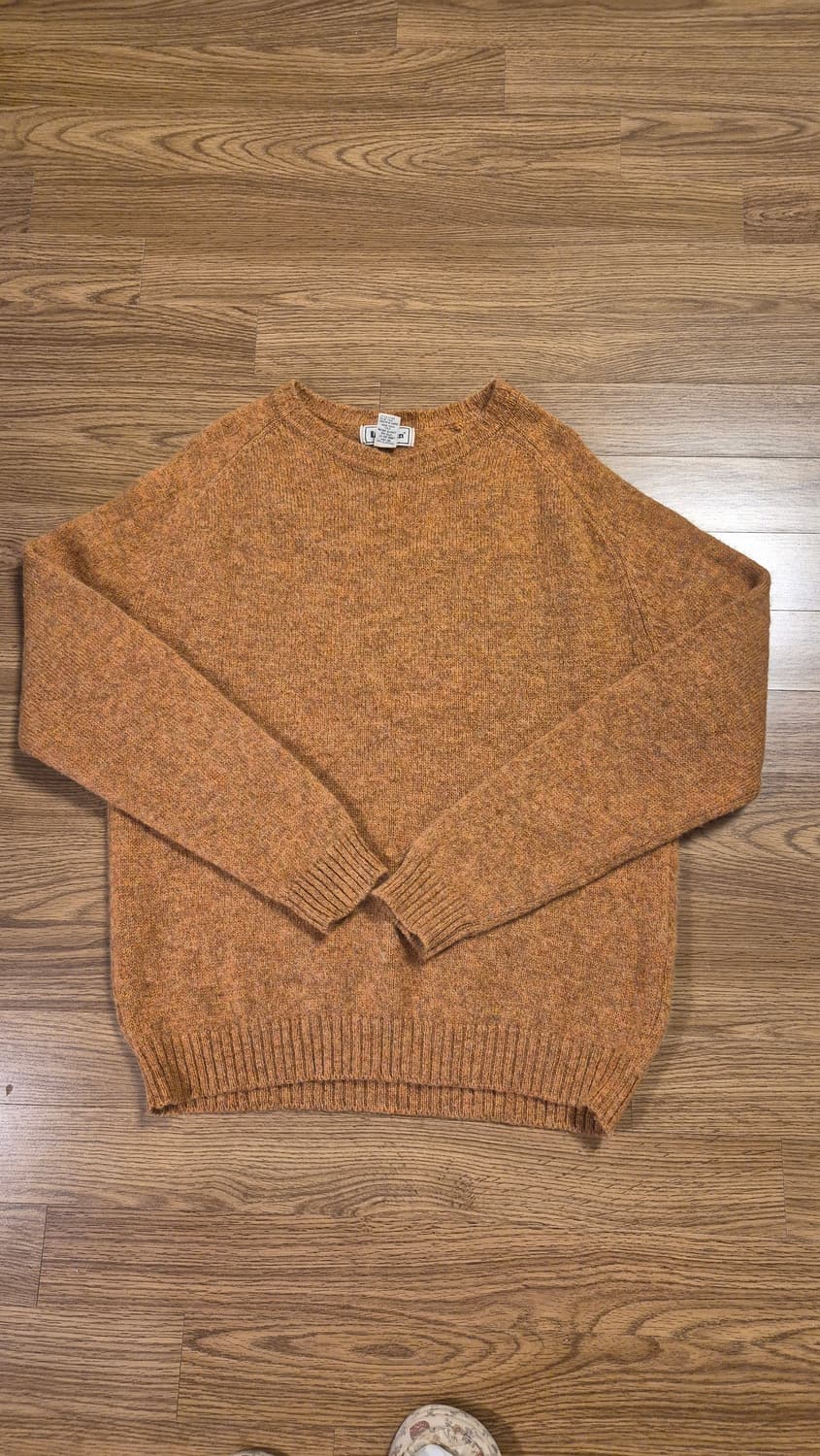 엘엘빈 뉴질랜드 울 니트 스웨터 (스코트랜드 제조) L ~ XL 상품이미지4