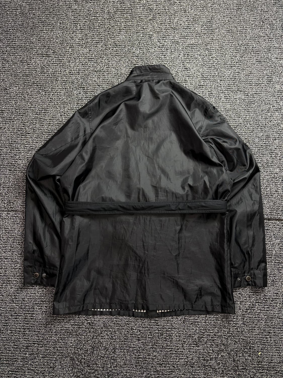 바버 UK 인터네셔널 A7 왁스 벨티드 자켓 1995 상품이미지5