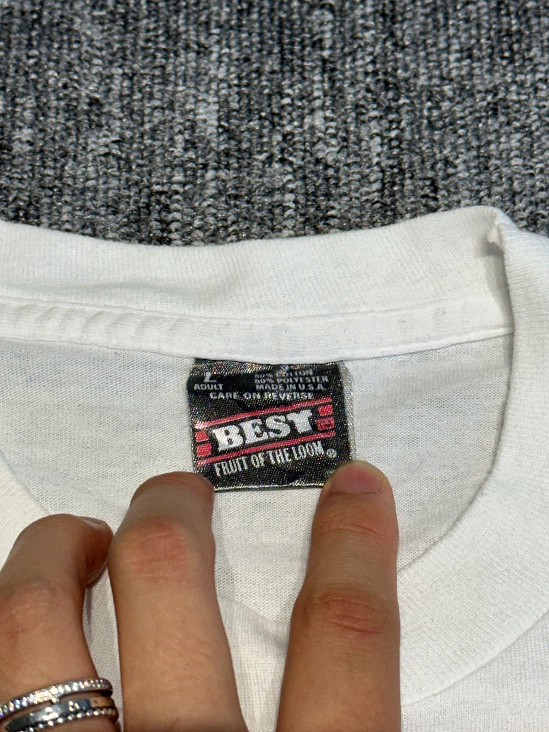 프룻오브더룸 made in U.S.A 롱슬리브 XL 상품이미지3