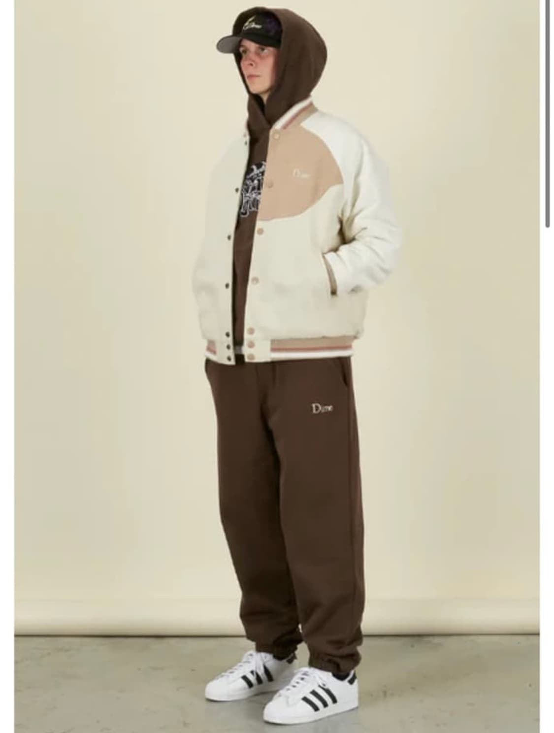 다임 dime 바시티 울자켓 상품이미지1