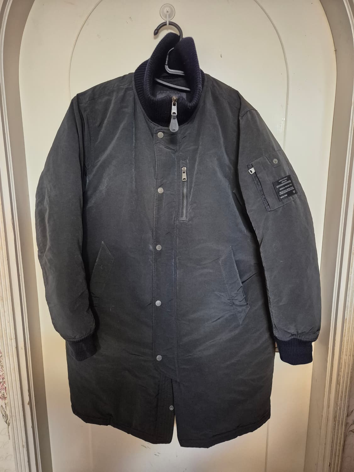 버커루 하이넥 다운 롱 점퍼 남자 100 상품이미지1