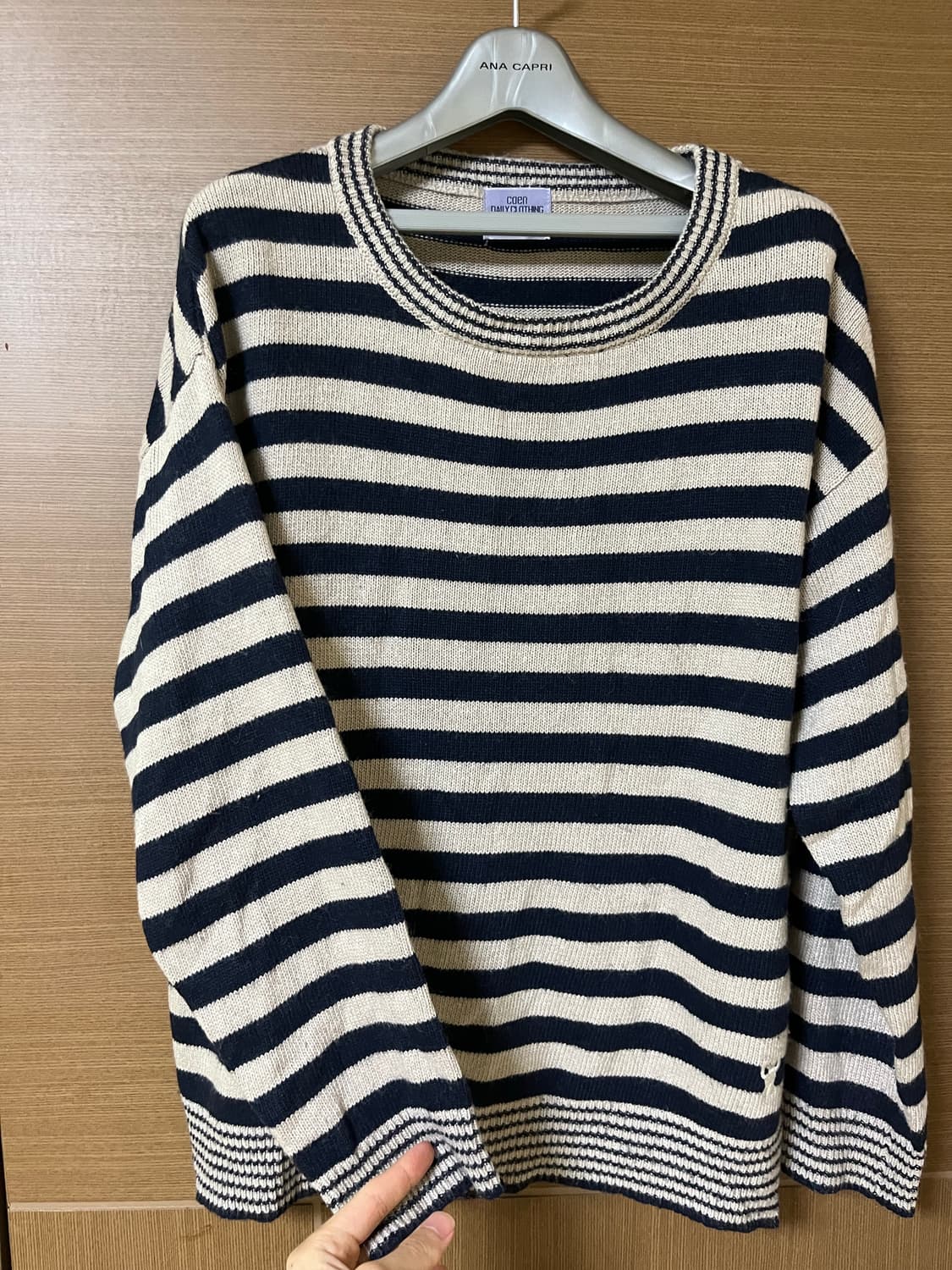 일본 빈티지 스트라이프 니트 상품이미지1