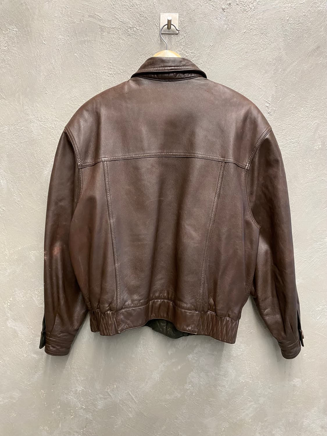 [48] 90s Torras 브라운 양가죽 레더자켓 상품이미지6