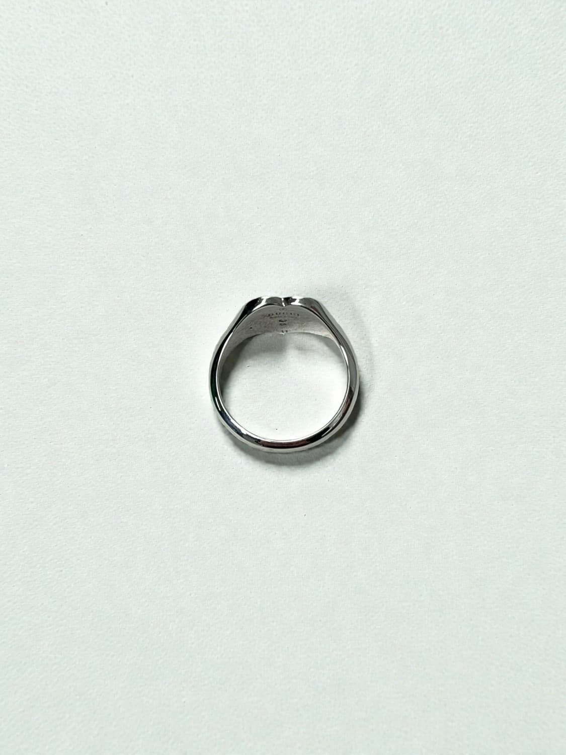 GUCCI 구찌 하트 링 인터로킹 G 실버 11사이즈 상품이미지3