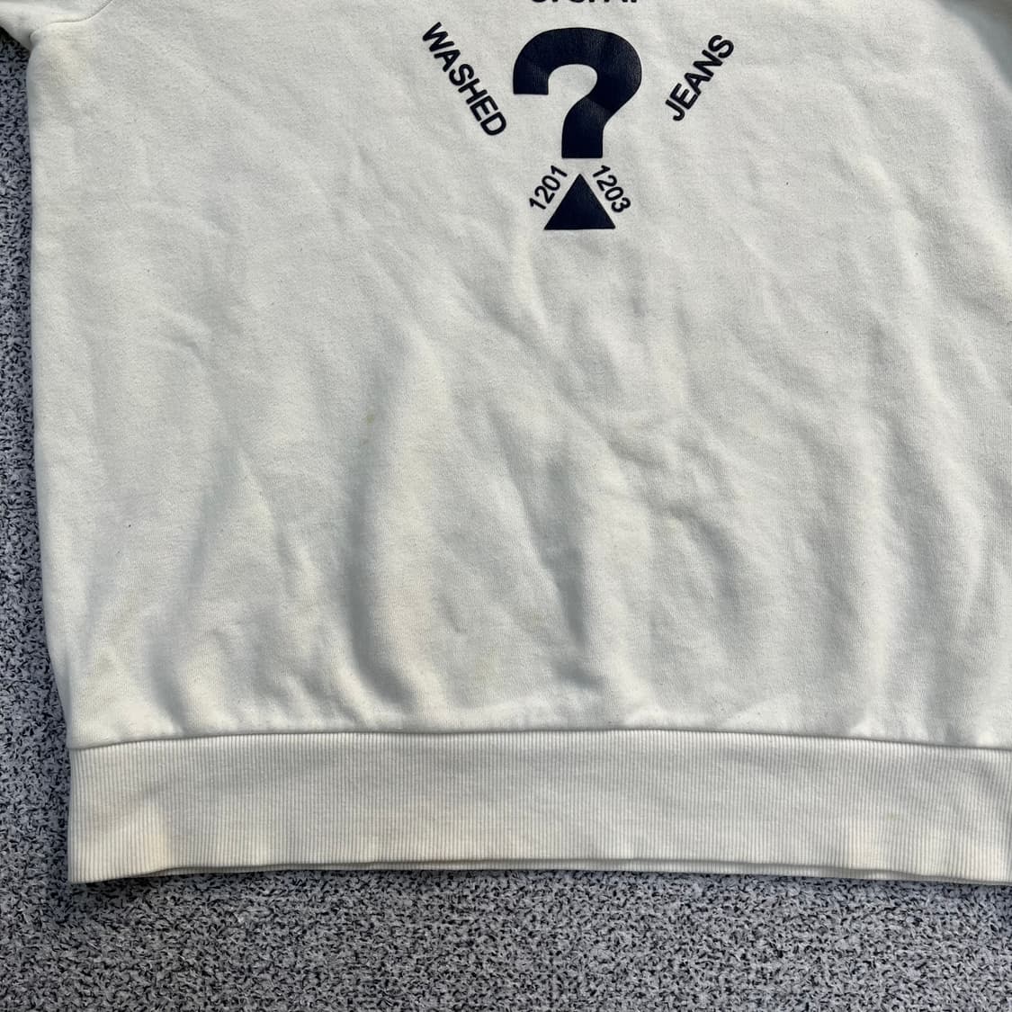 L 게스 빅로고 긴팔 맨투맨 (오염) 0326M 상품이미지5