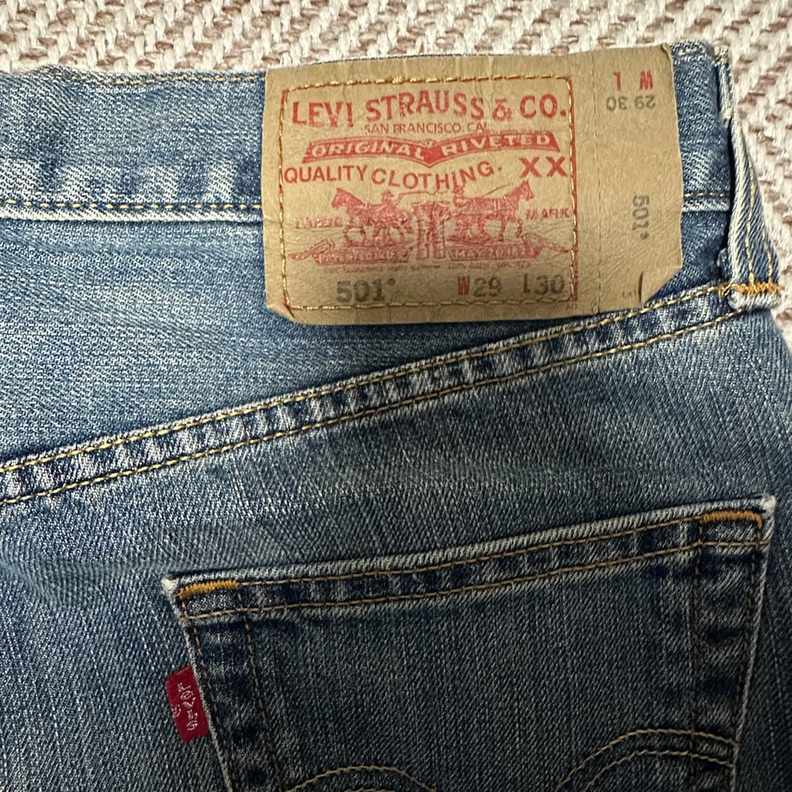 LEVI'S 501 00's mexico made jeans 상품이미지3