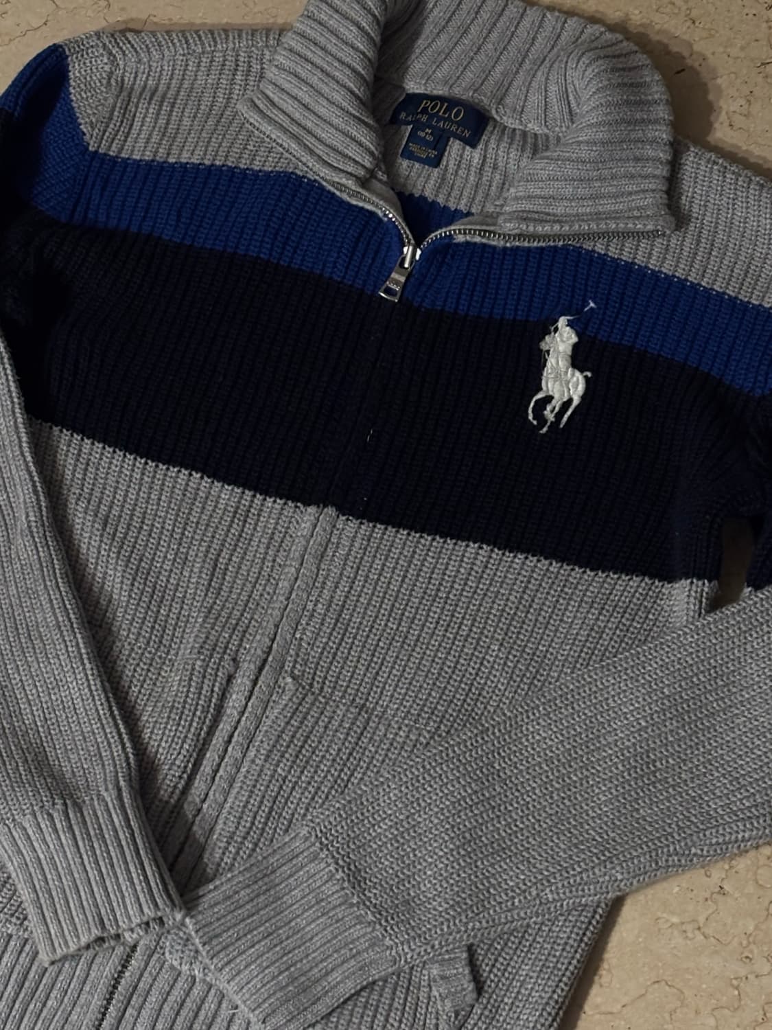 폴로 랄프로렌 빅포니 스포티 니트집업 상품이미지1