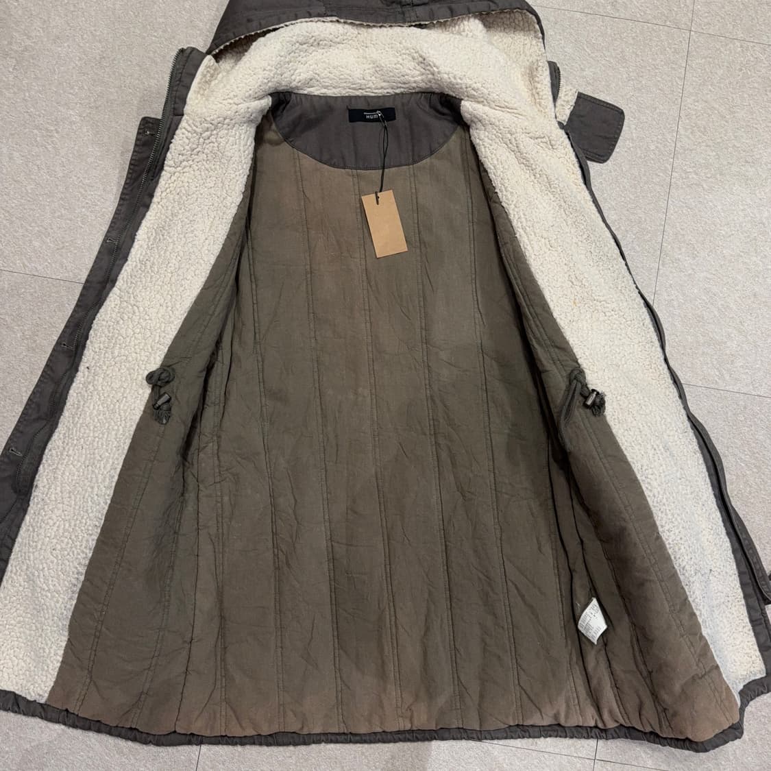 hum 양털 누빔 야상 자켓 상품이미지3
