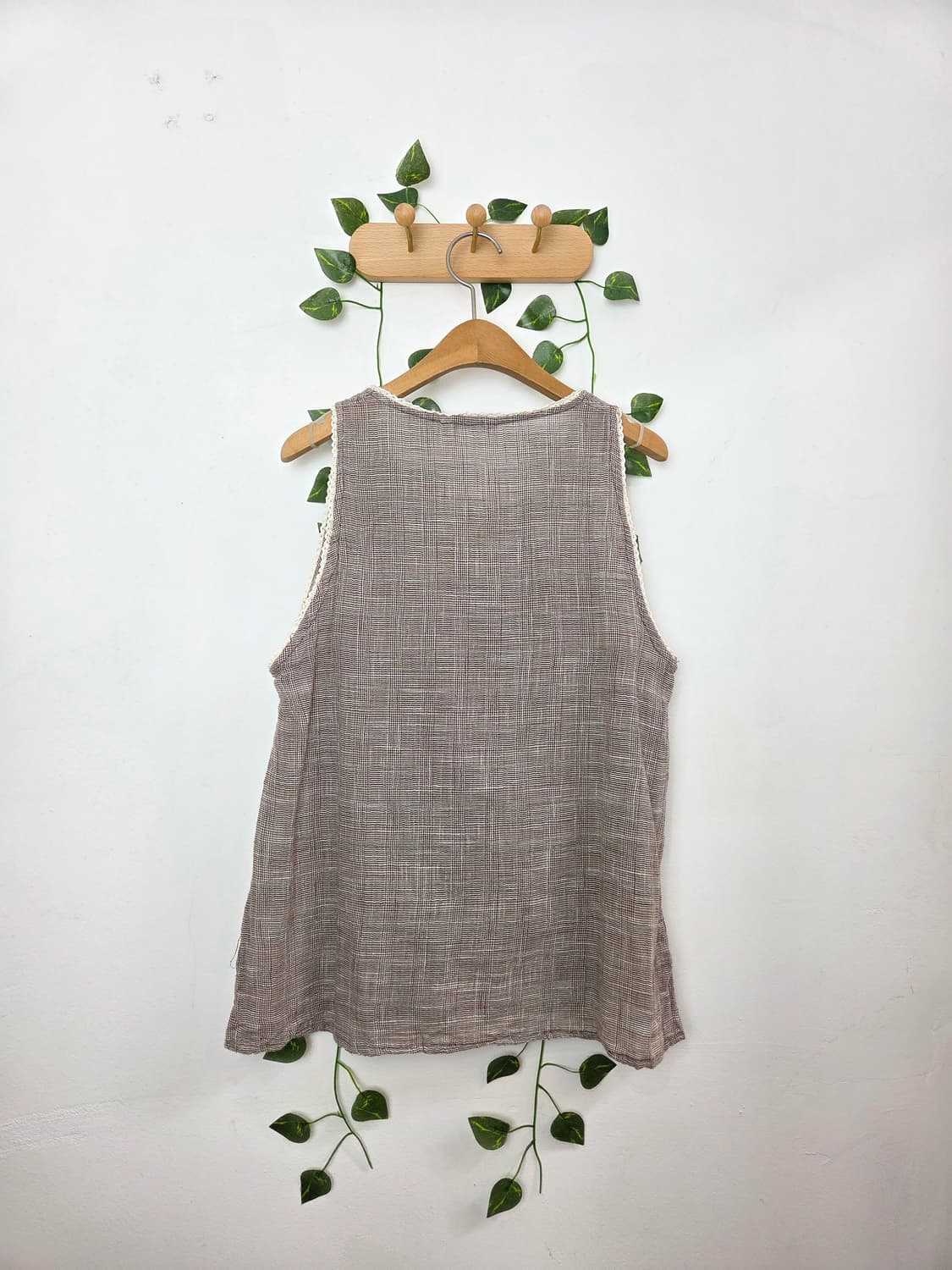 코지 모리 민소매 블라우스 상품이미지4