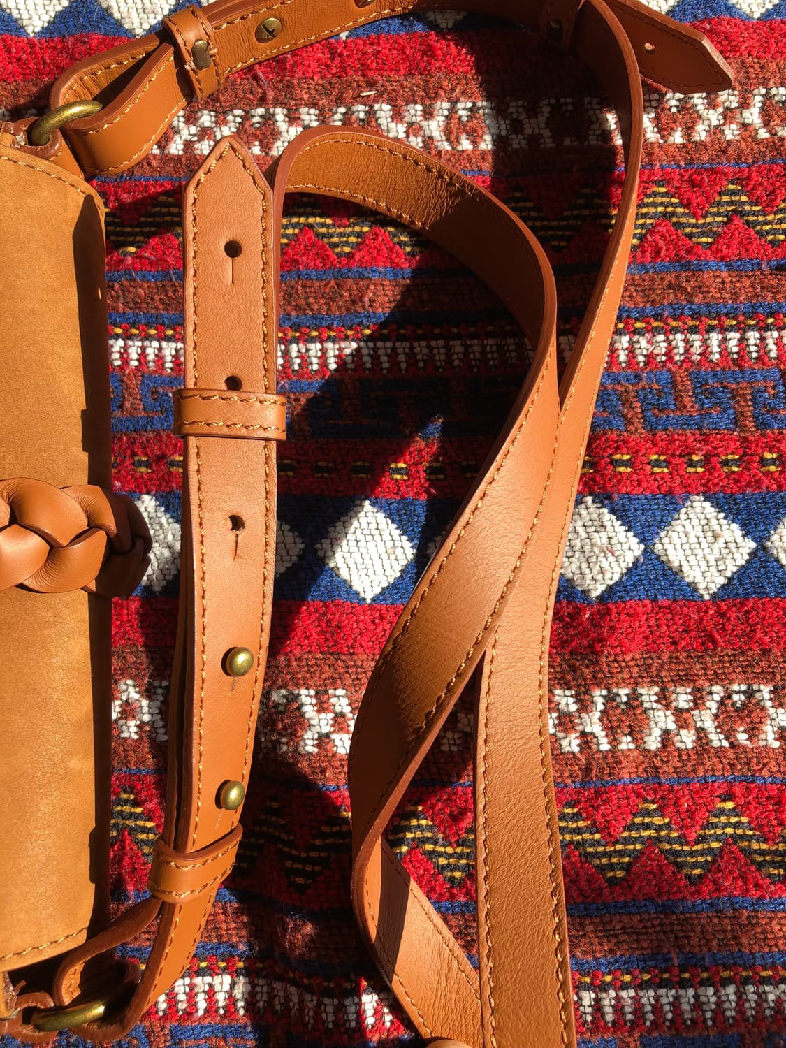 이탈리아 스웨이드 브라운 크로스백 숄더백 상품이미지9