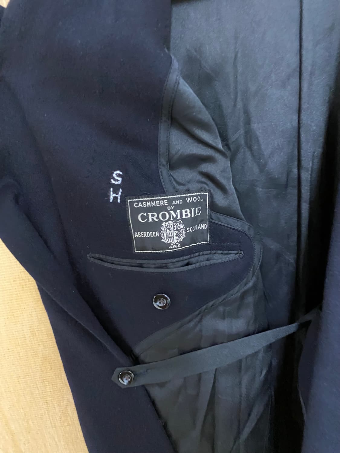 VTG cashmere double coat 캐시미어 울혼방 더블 코트 상품이미지6