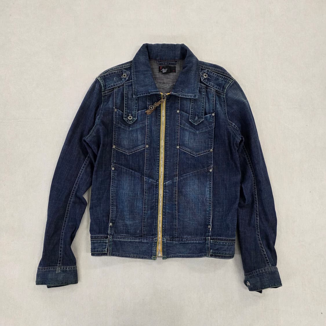 [M] 디젤 빈티지 데님 바이커 자켓 0219J 상품이미지1