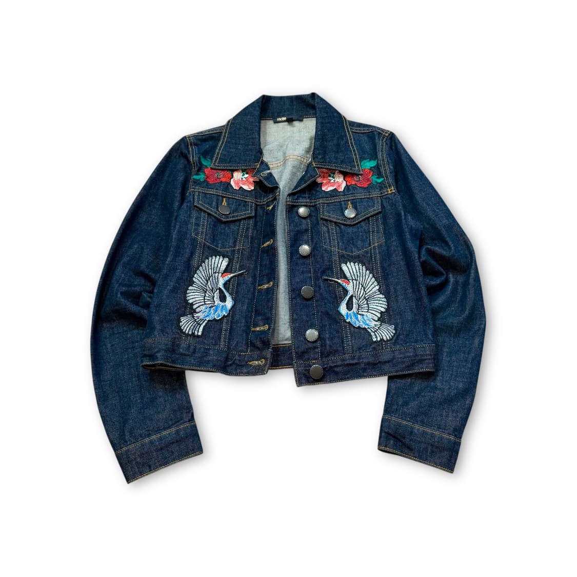 마쥬 자수 데님 트러커 자켓 상품이미지1