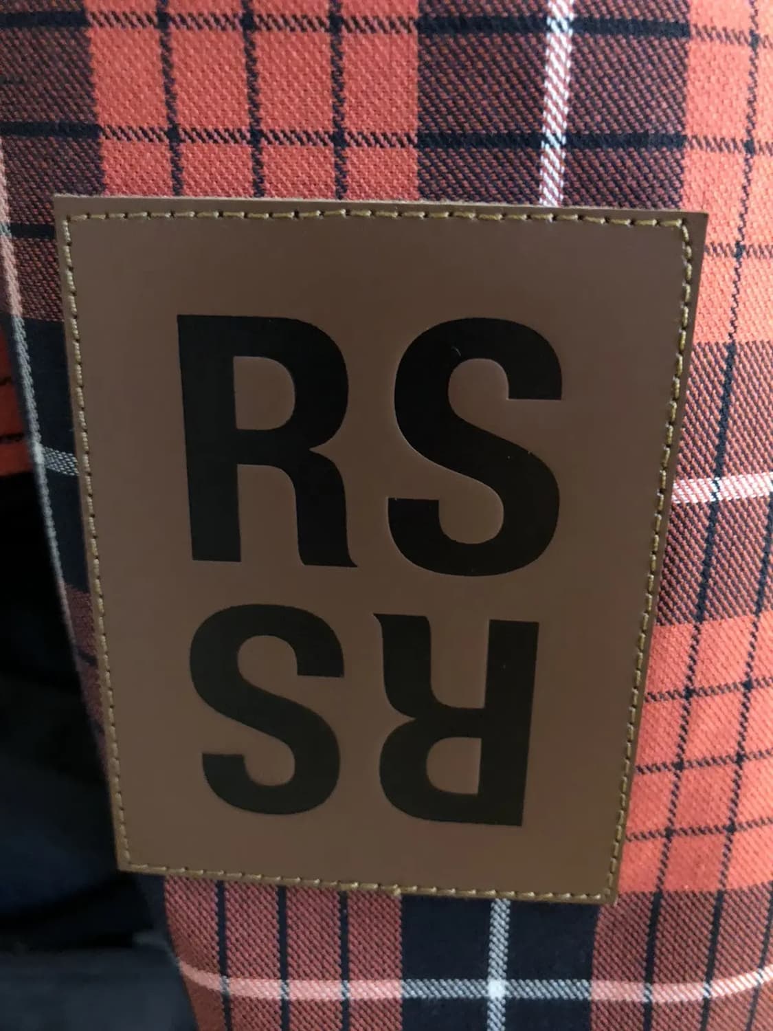 라프시몬스 18ss 이지핏 패치 데님셔츠 S 상품이미지10