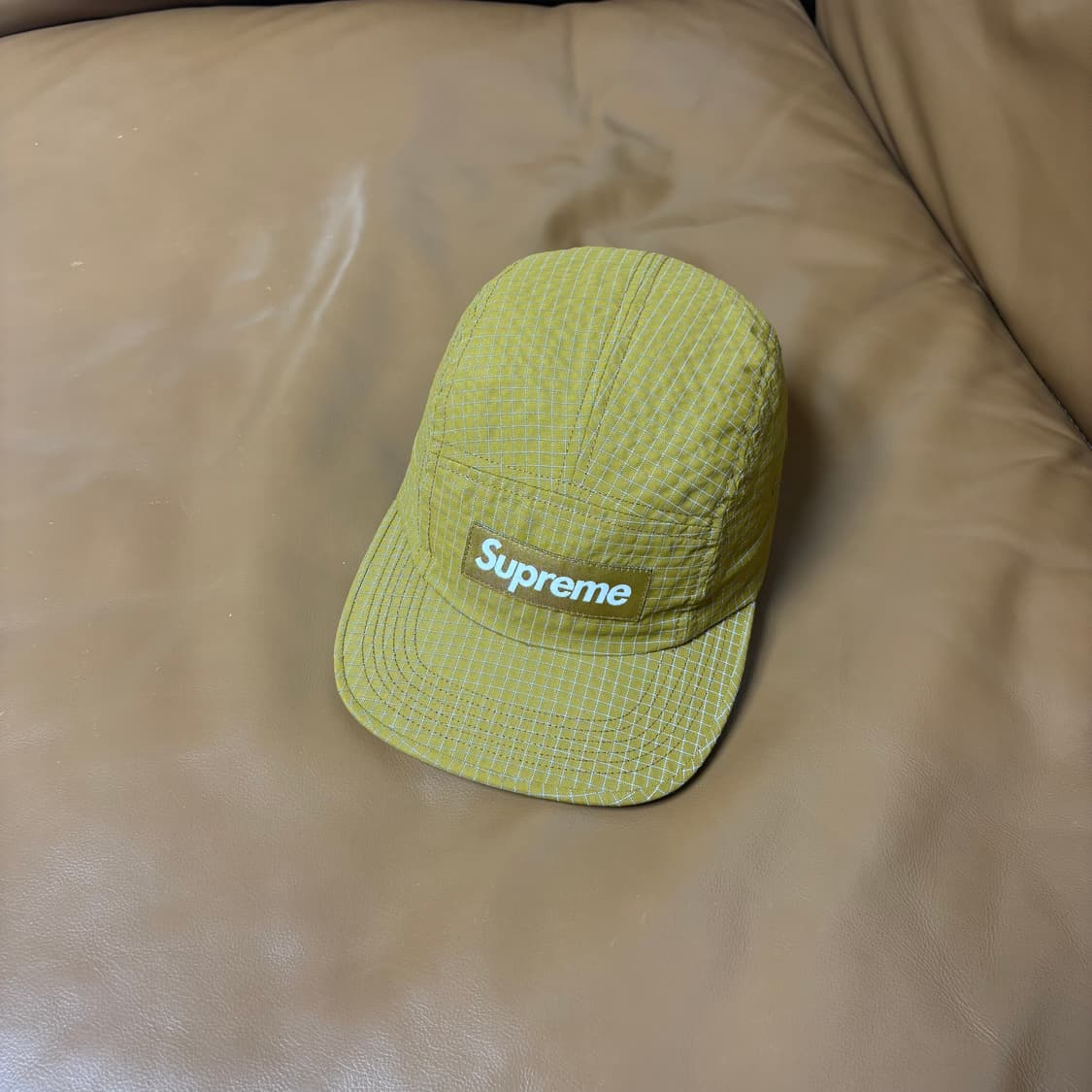 Supreme 슈프림 립스탑 머스타드 캠프캡 모자 (Mustard) 상품이미지1