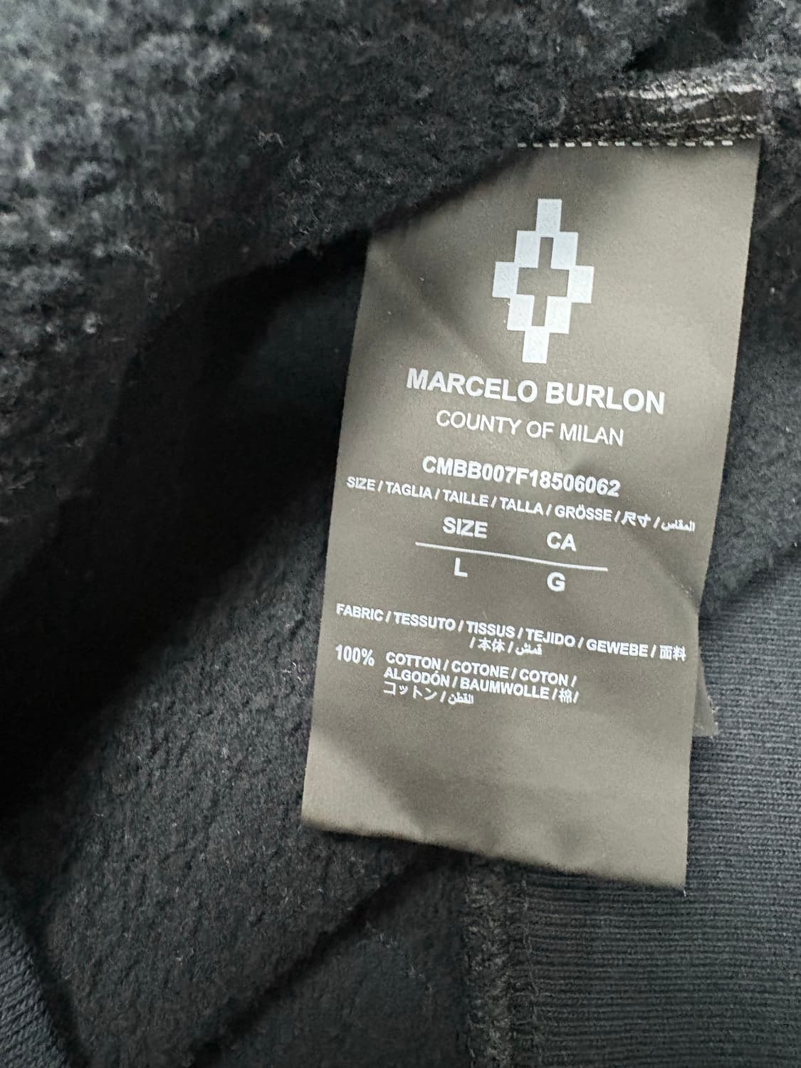 마르셀로불론 윙 후드티 블랙 상품이미지8