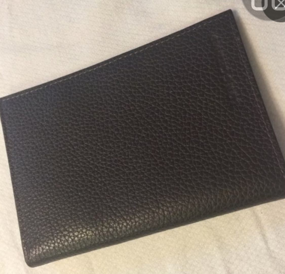 롱샴 가죽 여권 지갑 블랙 새상품 상품이미지2