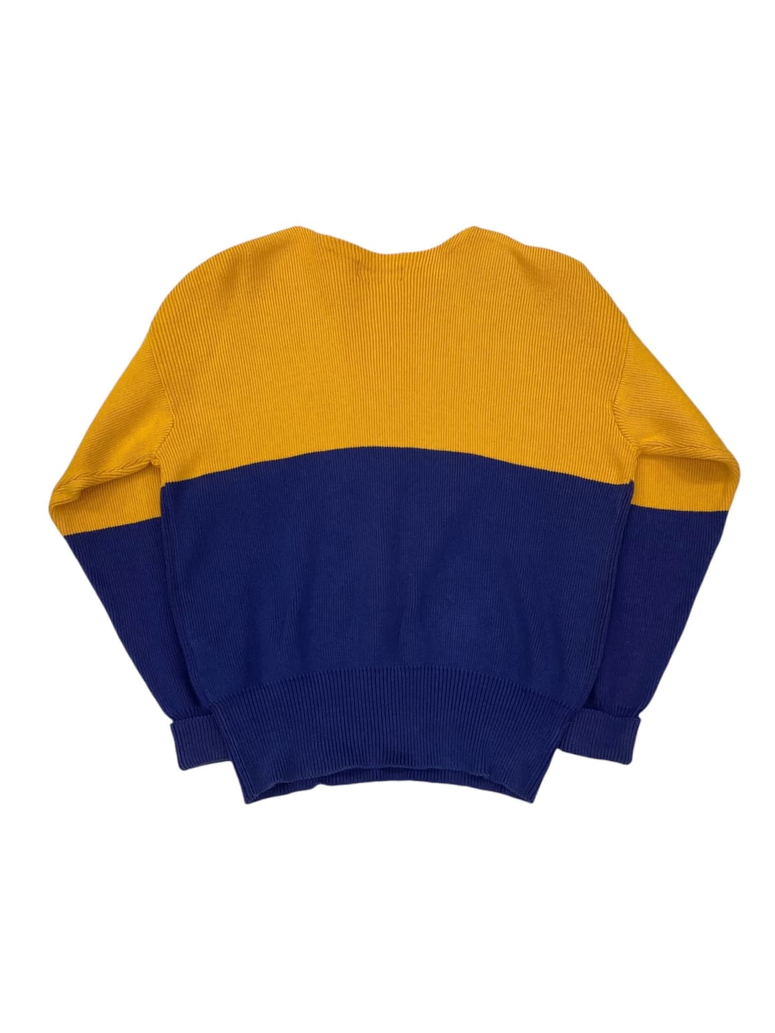 90's 폴로 컬러블록 보트넥 스뤠터 상품이미지2