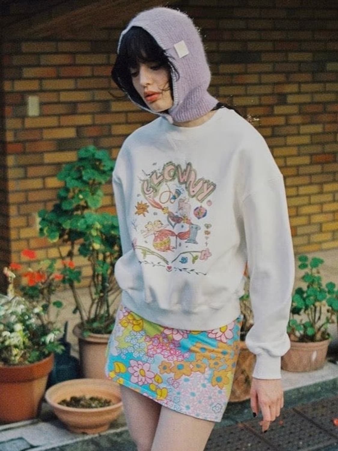 글로니 패치 바라클라바 라벤더 상품이미지3