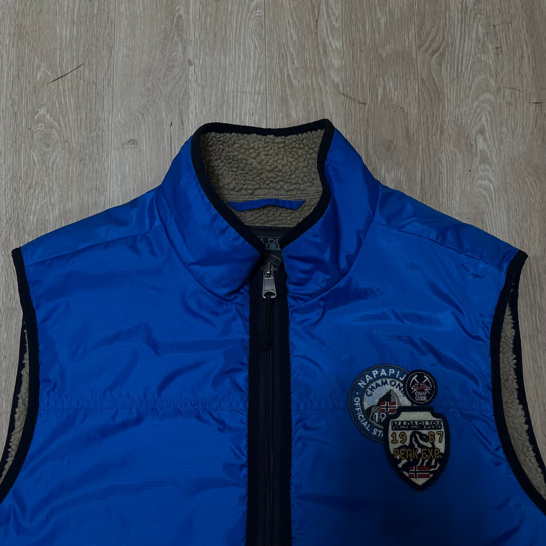 나파피리 패치 패딩 조끼 L/100 상품이미지2