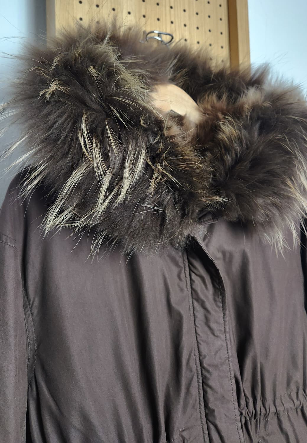 듀엘 폭스퍼 구스다운 야상 패딩 55 상품이미지2