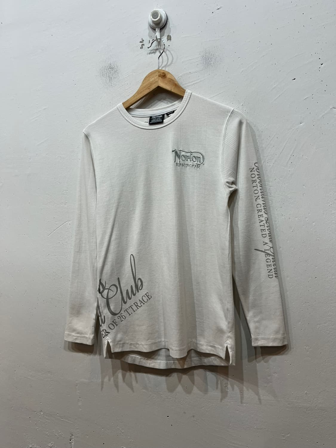 NORTON 모터사이클 골지 롱슬리브 우먼즈 상품이미지1