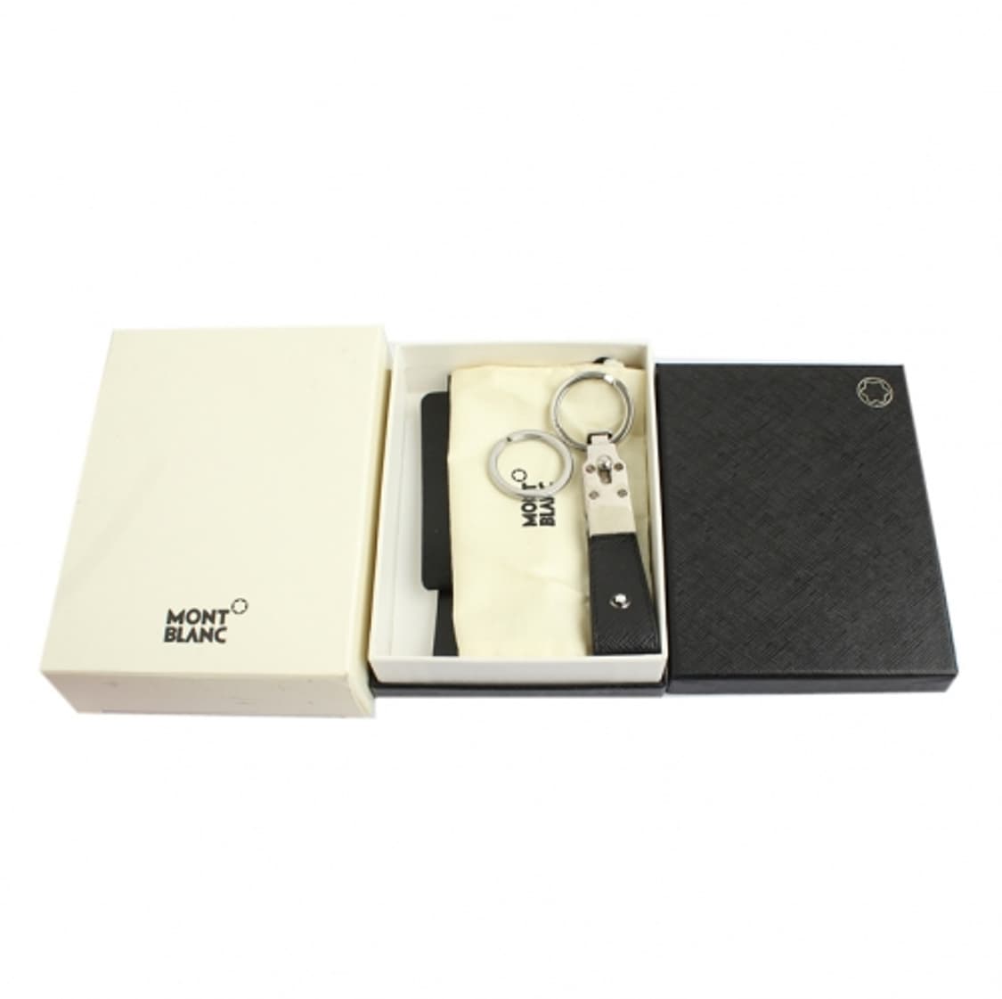 몽블랑 은장 레더 로고 키홀더 상품이미지4