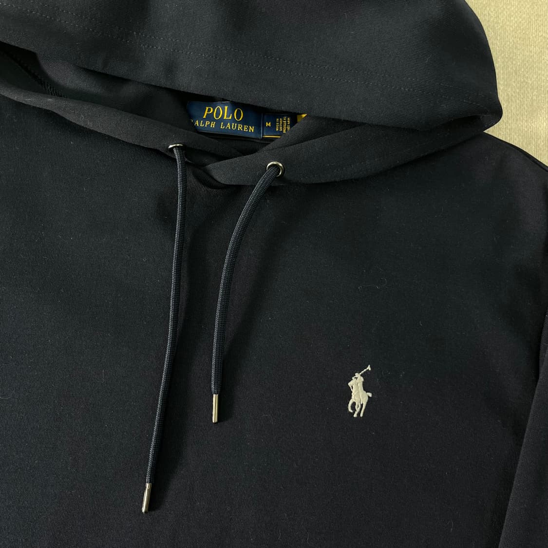 100 폴로랄프로렌 신형라벨 스몰포니 코튼 네비이 후드티 상품이미지2