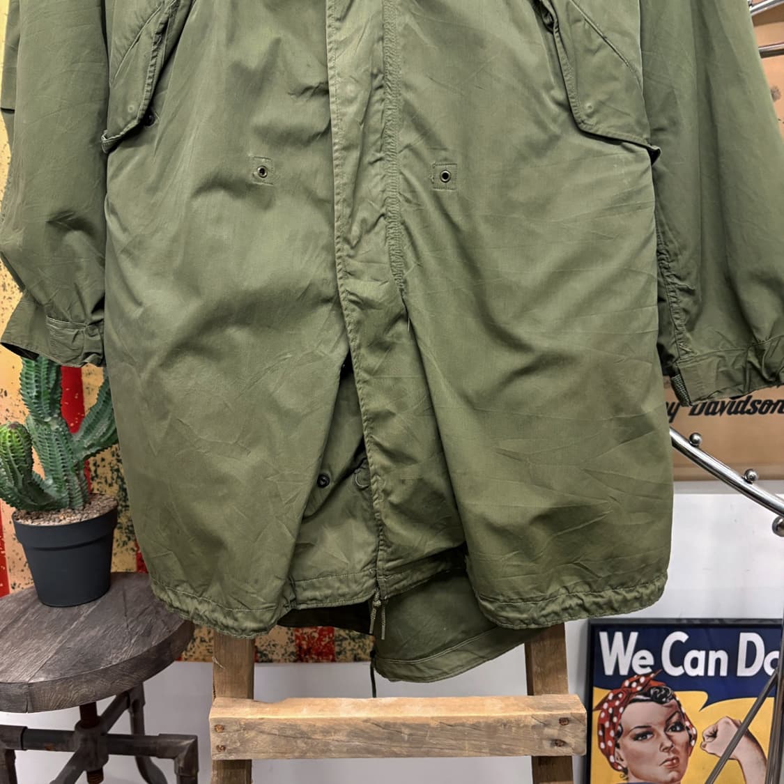 50s 오리지널 U.S. ARMY M-51 파카 양털안감 라이너 N435 상품이미지4