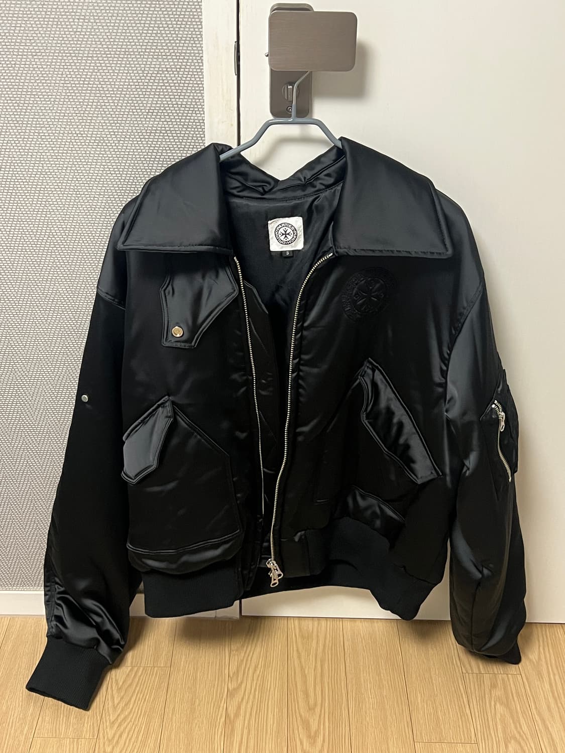 펀치 드렁크 파티즈 콜링 CWU 플라이트 재킷 블랙 상품이미지3