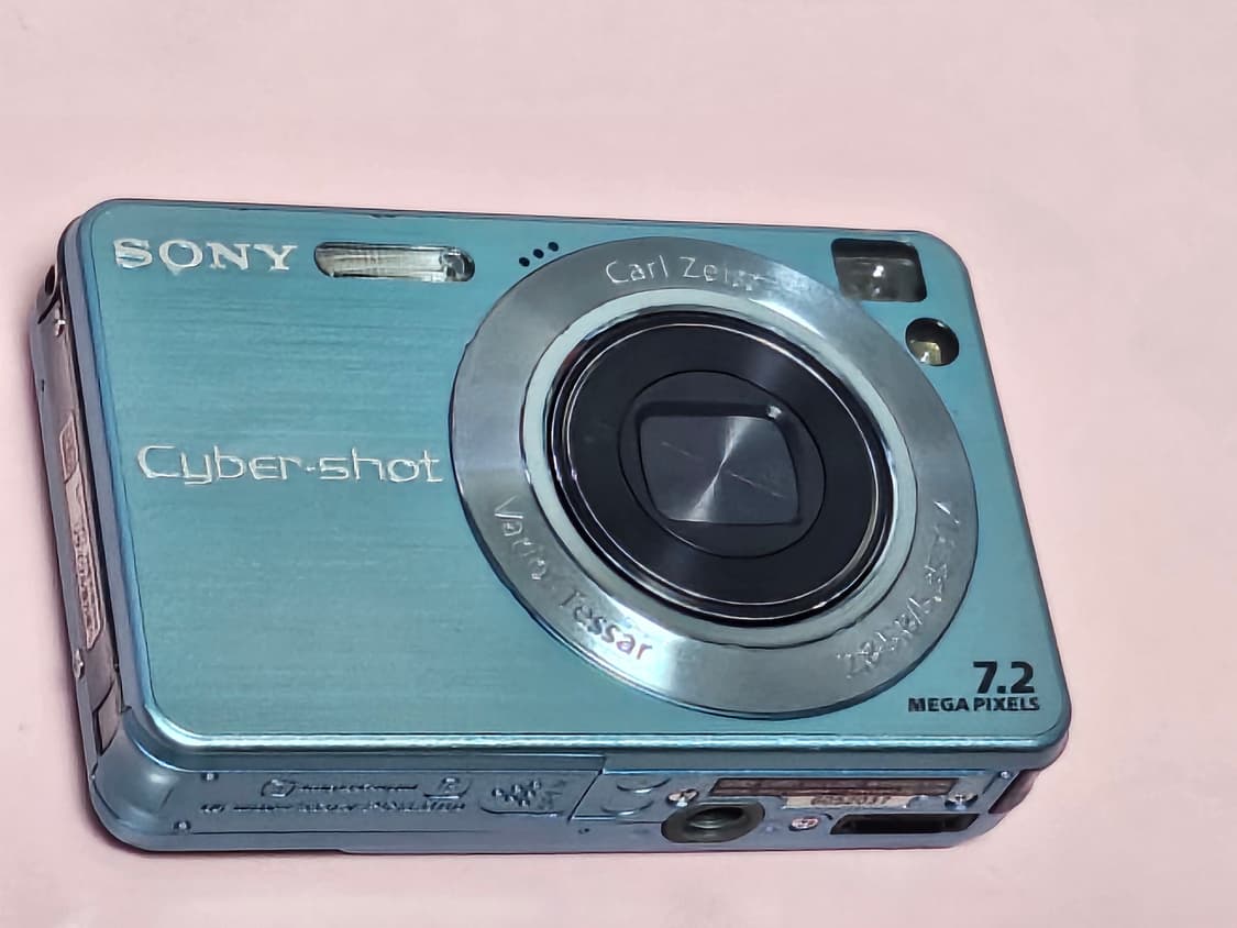 소니 사이버샷 DSC-W120 하늘색 풀구성 상품이미지4