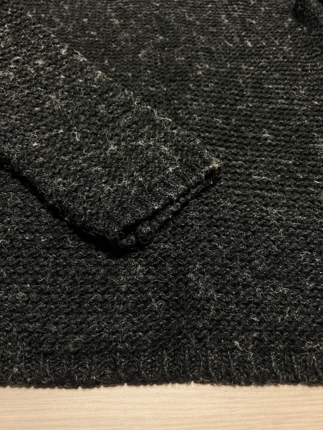 La Magie 울 니트 스웨터 / 차콜 그레이 / F / 빈티지 감성 상품이미지5