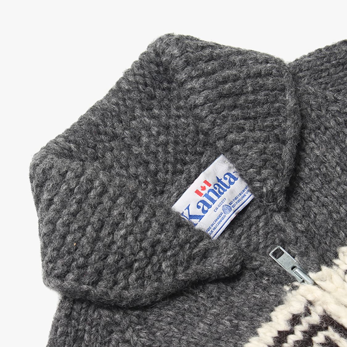  KANATA "Grey Knit Zip-up" 상품이미지7