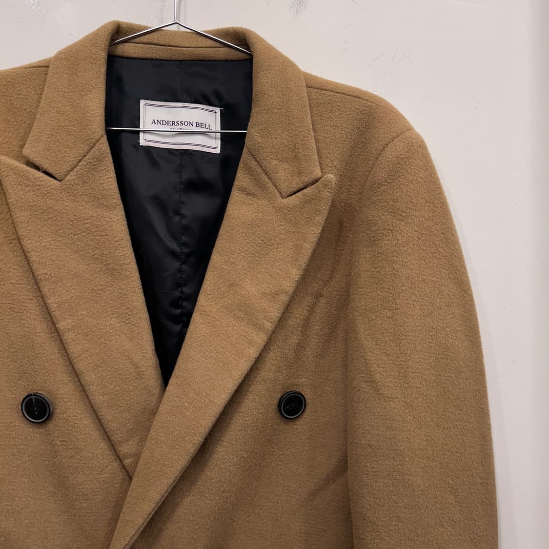 앤더슨벨 스칸디나비아 울 모직 더블 롱코트 상품이미지1