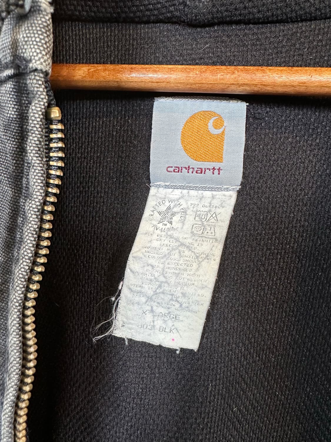 90s 칼하트 디트로이트 페이드 덕 액티브 워크 자켓 상품이미지8