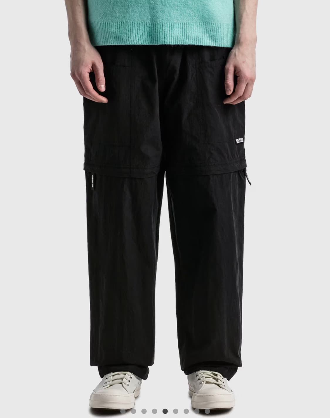 스투시 NYCO 컨버터블 팬츠 블랙 34사이즈 상품이미지1