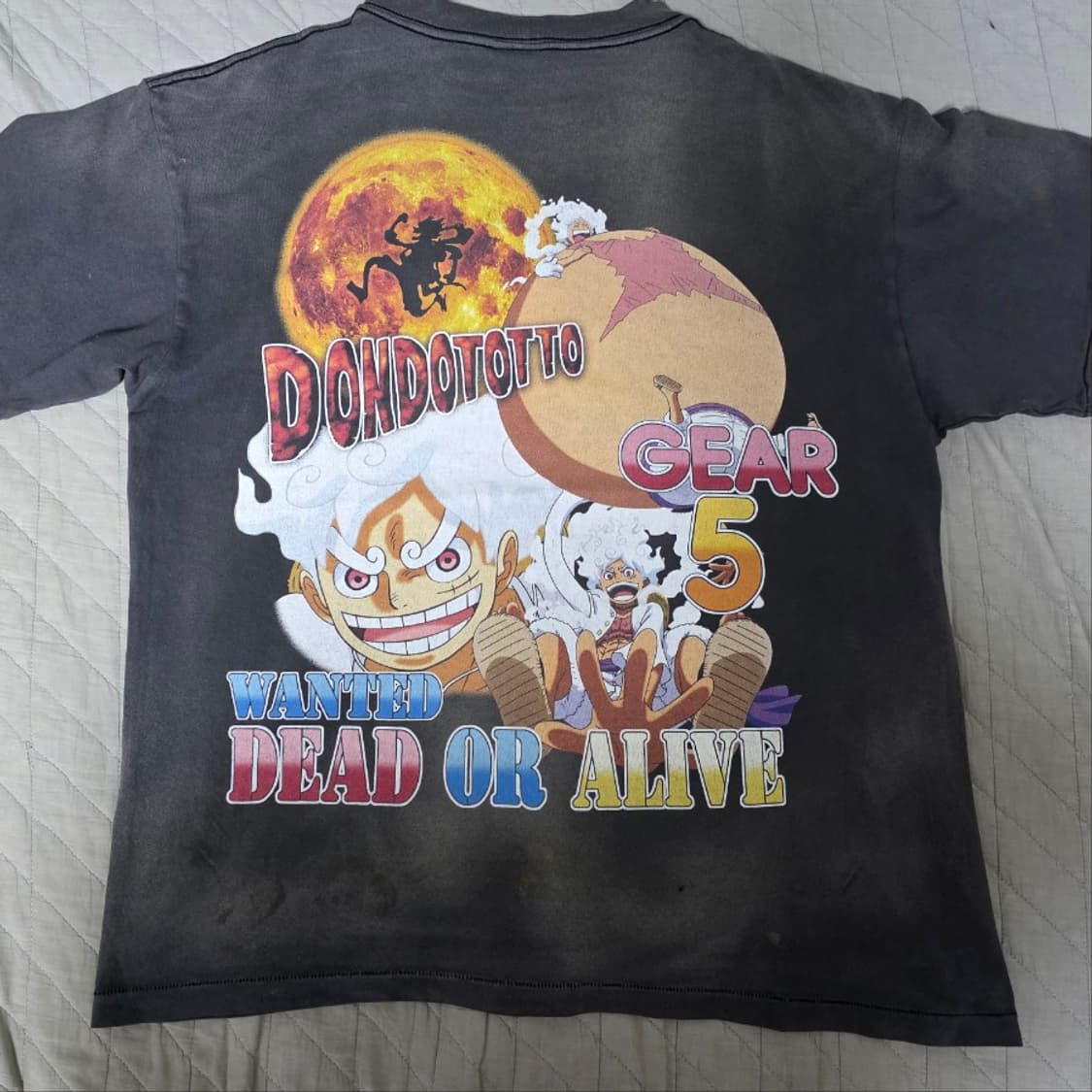 [L] 세인트미카엘 X 원피스 루피 티셔츠 상품이미지5