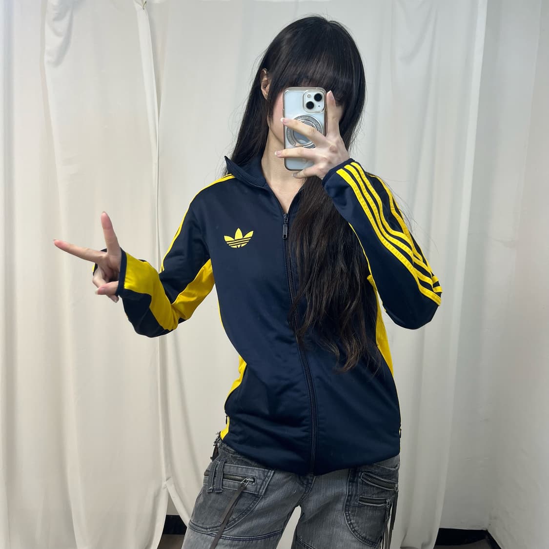 Adidas navy yellow street diver jersey 상품이미지1